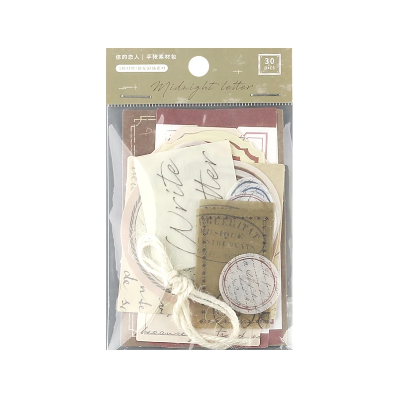 Dimi 30 шт./упаковка винтажная творческая бумага для заметок DIY Скрапбукинг