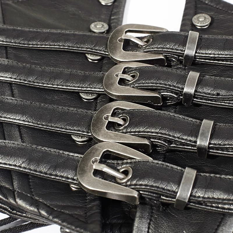 Панк RAVE стимпанк Женские аксессуары тонкий корсет Пряжка петли пояс Винтаж