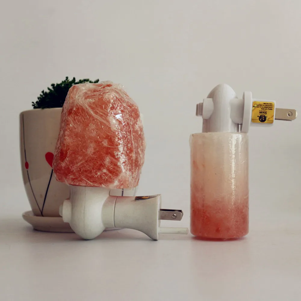 Гималайская лампа с натуральной солью светодиодный ночсветильник теплым белым