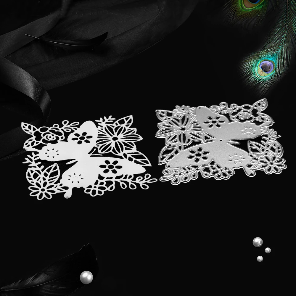 Новинка 2019 потрясающие металлические Вырубные штампы в виде бабочки для