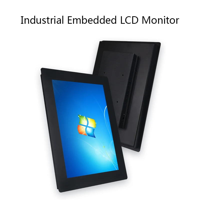 industrial computer lcd monitors 15 6 дюймов ЖК дисплей монитор планшета VGA/HDMI/DVI/USB 1366*768