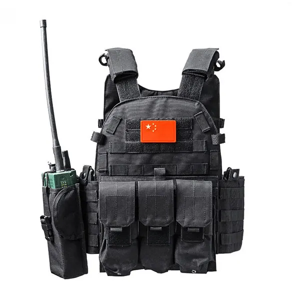 Многофункциональный тактический военный жилет MOLLE камуфляж охота CS штурмовой жилет Легкий боевой JPC пластина Перевозчик - Цвет: Black02