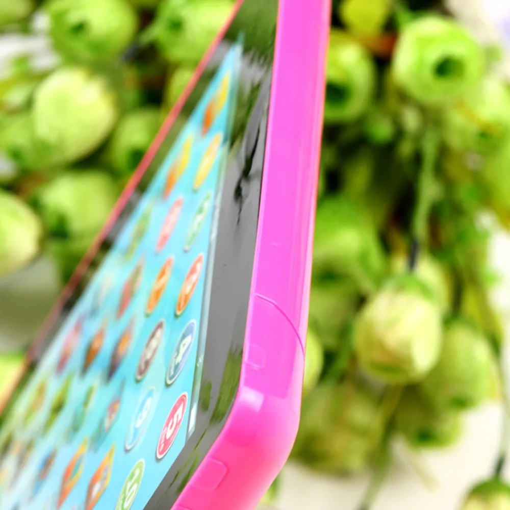 Детские развивающие Обучающие игрушки мини планшет компьютер английский коврик