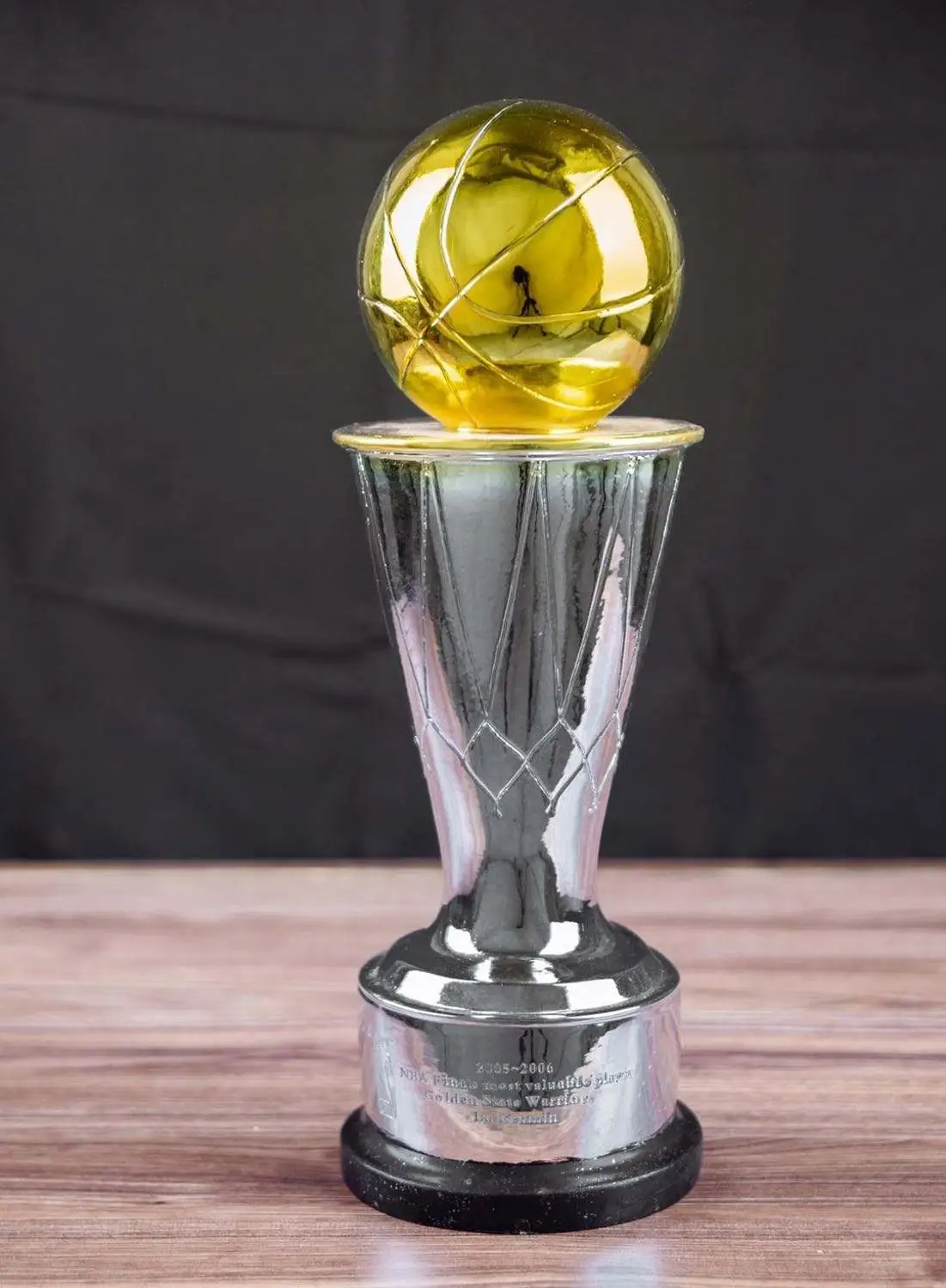 Basketball championship trophy finals most valuable player award the FMVP trophy Bill Russell trophy cup