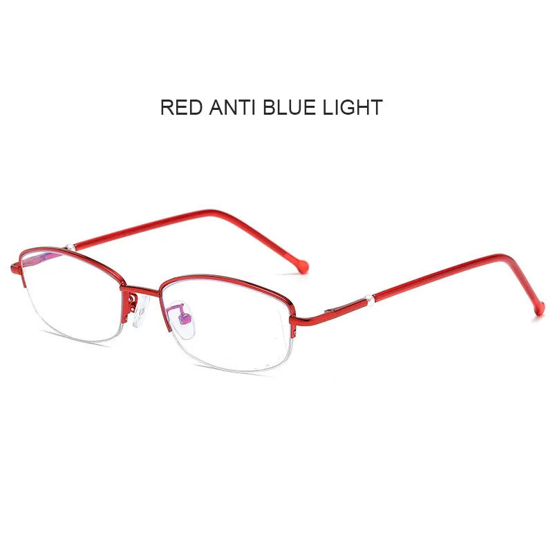 Женские очки для чтения Ahora бифокальные с защитой от синего света полуоправы из