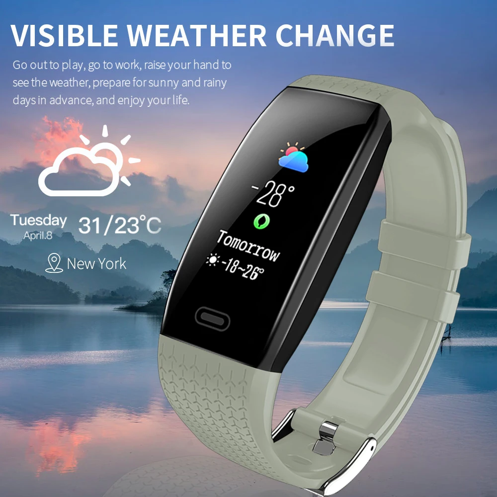 

Wearpai T5 Smartwawtch Bluetooth Body Temperature Fitness Band Call Reminder Blood Pressure Smartwatch Health Color Screen