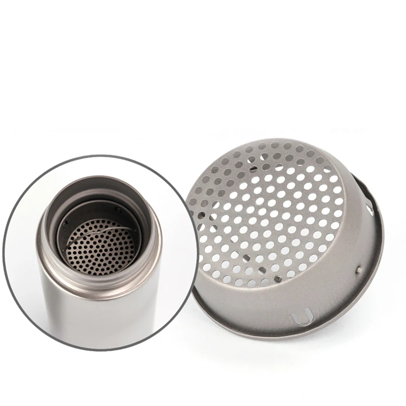

Insulate Thermos Tea Mug with Strainer Thermo Mug Cup Camping Travel Titanium Thermal Bottle Vacuum Flask With Lid 450ML