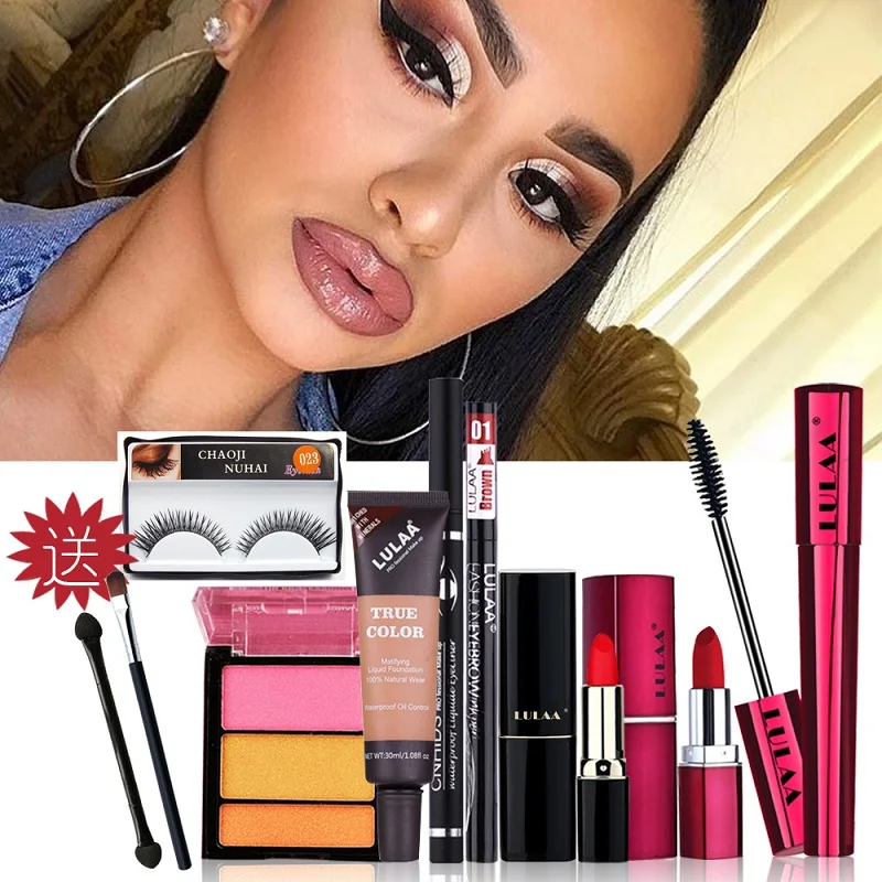 Набор для макияжа набор коробка профессиональный макияж полный Женская матовая