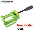 Быстросъемные щипцы из алюминиевого серебристого сплава, тиски для электродрели, стойка, 8010, щипцы, мини-Плоские щипцы для домашнего использования, настольные тиски