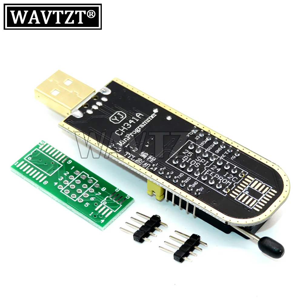 USB-программатор WAVTZT CH341A 24 25 Series EEPROM тестовый зажим SOP16 SOIC16 для серий RT809F TL866CS TL866A |