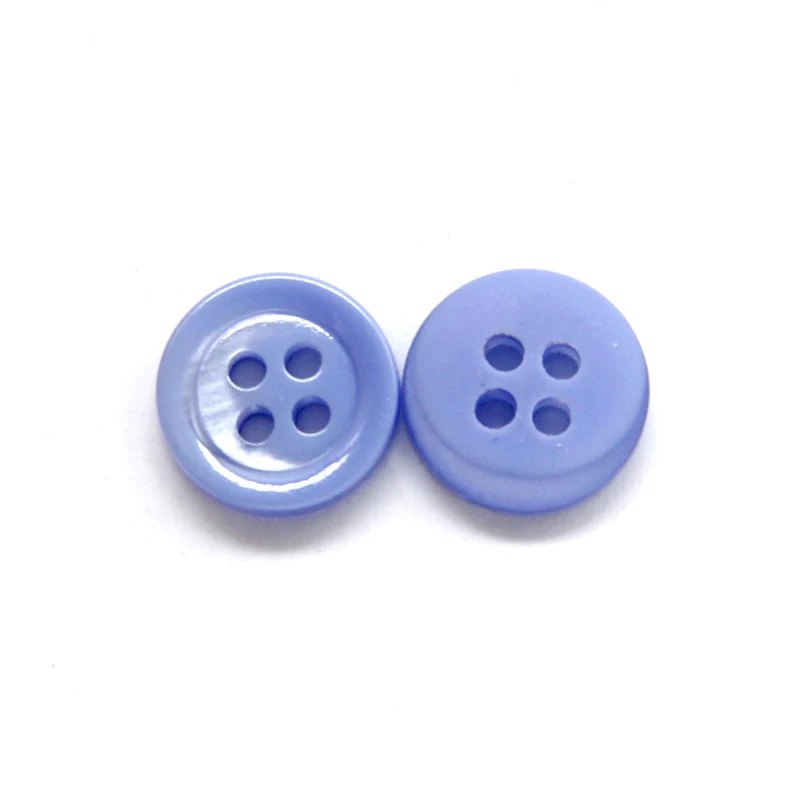 

HENGC Blue Glaze Round Resin Shirt Decorative Buttons For Clothing Cardigan Sweaters Sewing Accessories DIY Crafts Wholesale