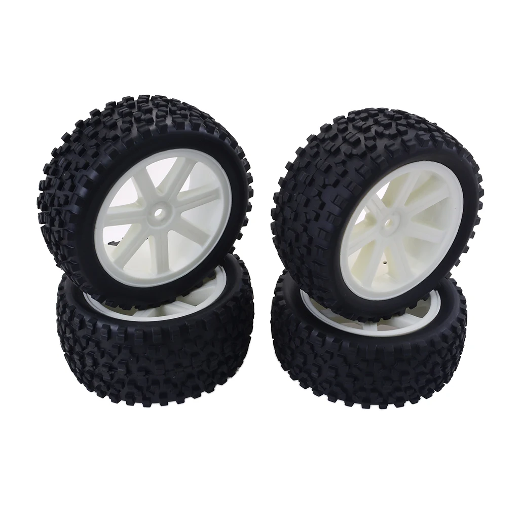 

1/10 Buggy off-road Car Wheel Rim &Tyre Set Replacement for , HSP, HPI RC Car
