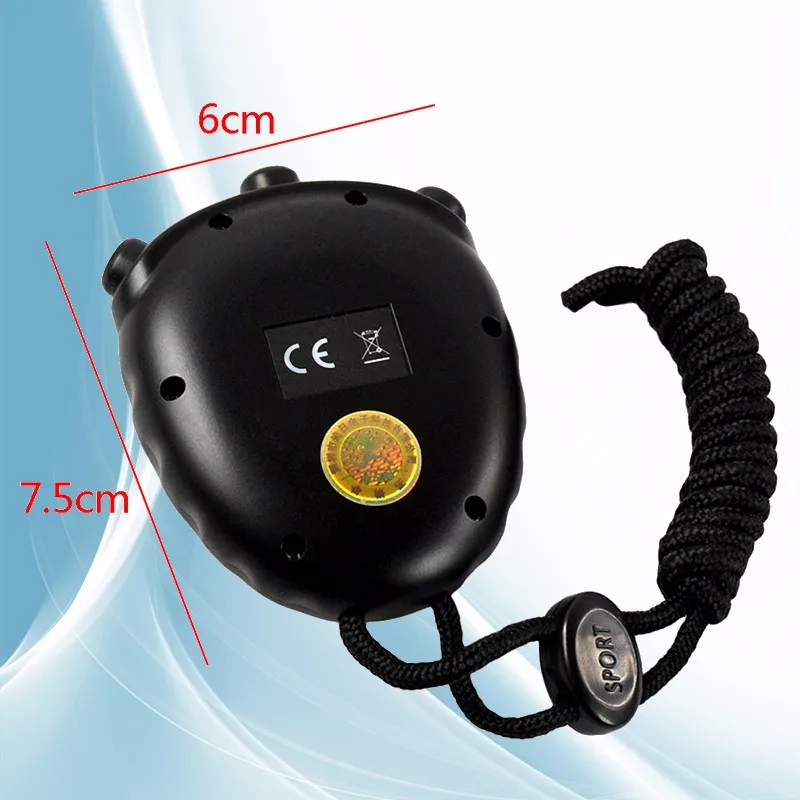 Профессиональный ручной таймер для бега 1/5 шт. цифровой ЖК хронограф секундомер