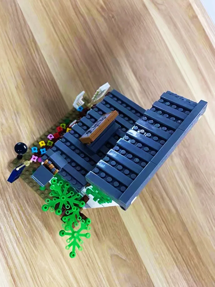 Набор городская улица View серии Бакалея Чай магазин для отеля строительные блоки