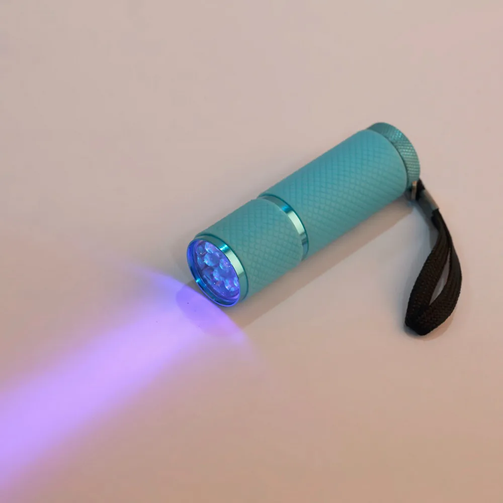 УФ светильник мини-лампа для сушки гель-лака 9 светодиодов | Спорт и развлечения