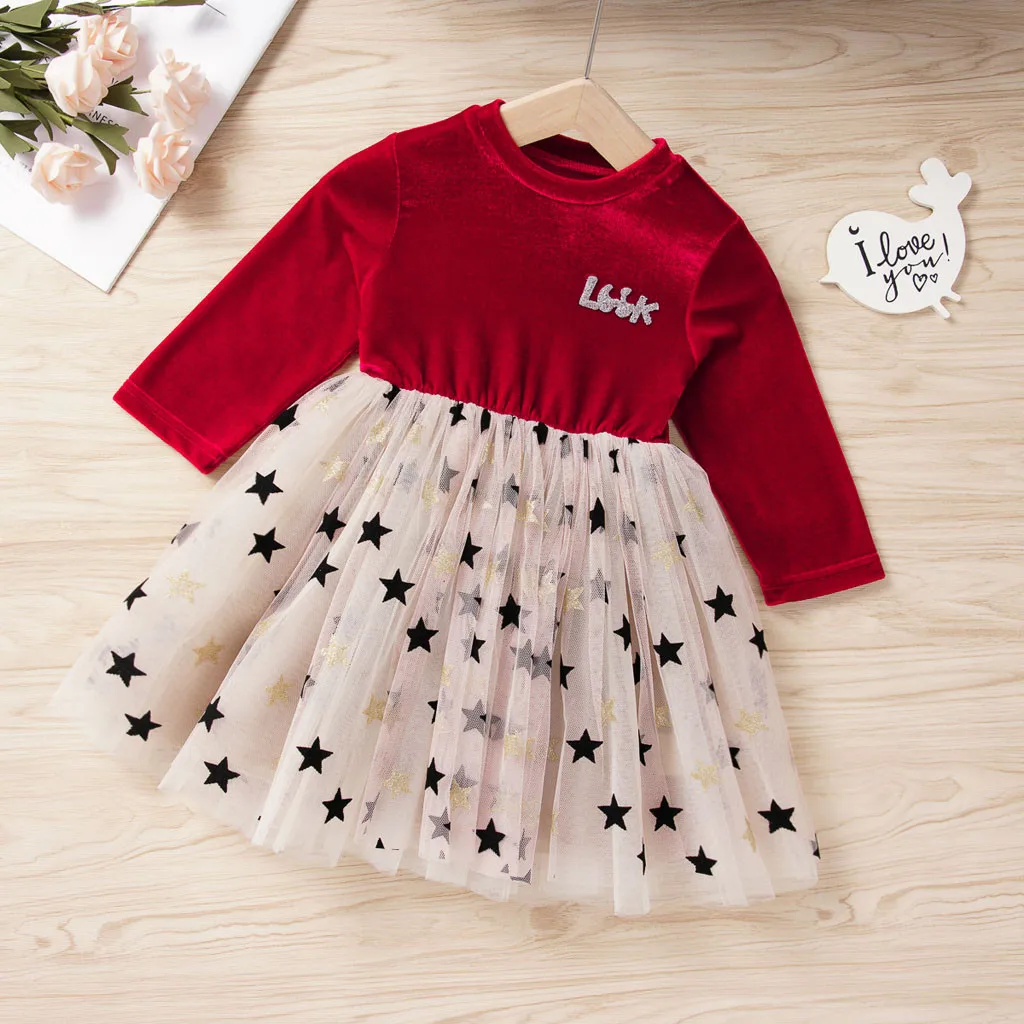 Одежда для маленьких девочек зимнее платье Детский комбинезон на Рождество топы