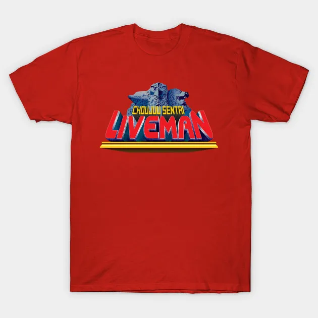 Мужская футболка Choujuu Sentai Liveman женская и | одежда