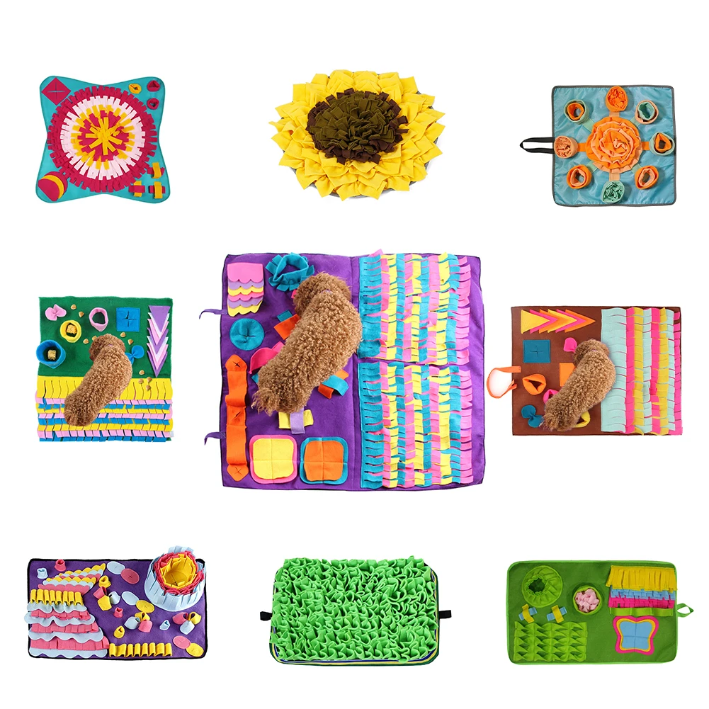 Собака ноги коврик кровать собаки snuffelmat обучение Одеяло съемная флисовая