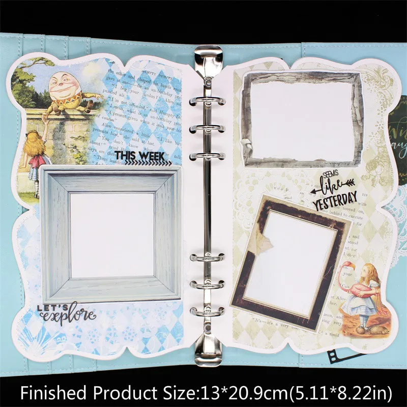 KSCRAFT Журнал Планировщик штампы металлические Вырубные трафареты для DIY