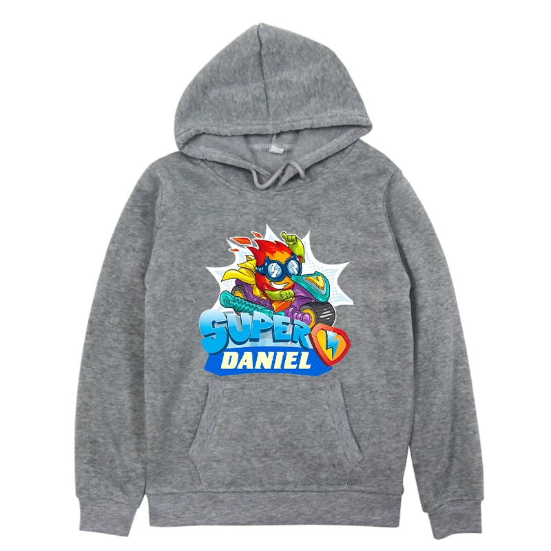 

Casual Child Super Zings Hoodies Long Sleeve Kids Superzings Sweatshirt Fleece Warm Boys Girls Sportswear Pullover Children Gift