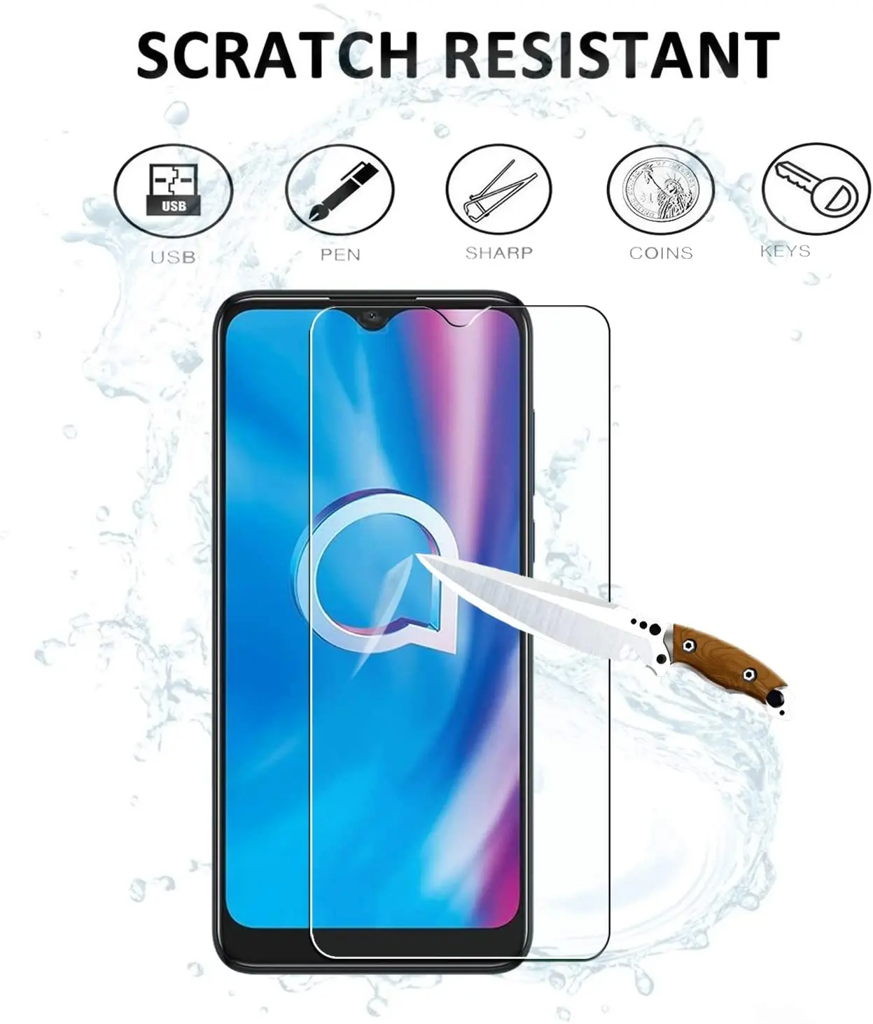 Чехол из закаленного стекла для Alcatel 3 L 5034D 5 дюймовый экран 5053D 5053Y защитная пленка