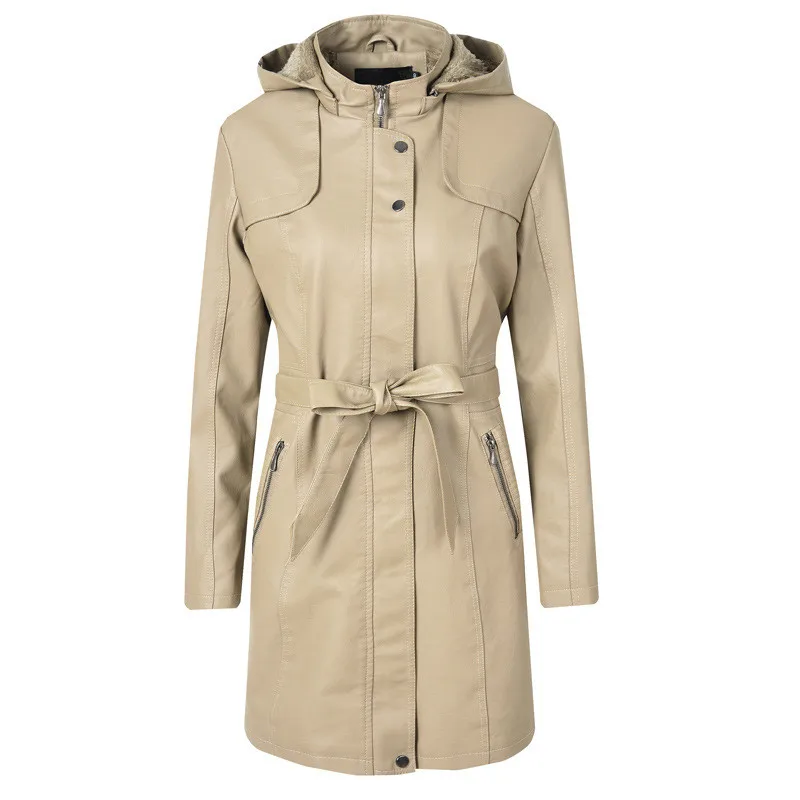 Женское черное пальто зимняя куртка с капюшоном для девочек женская теплая