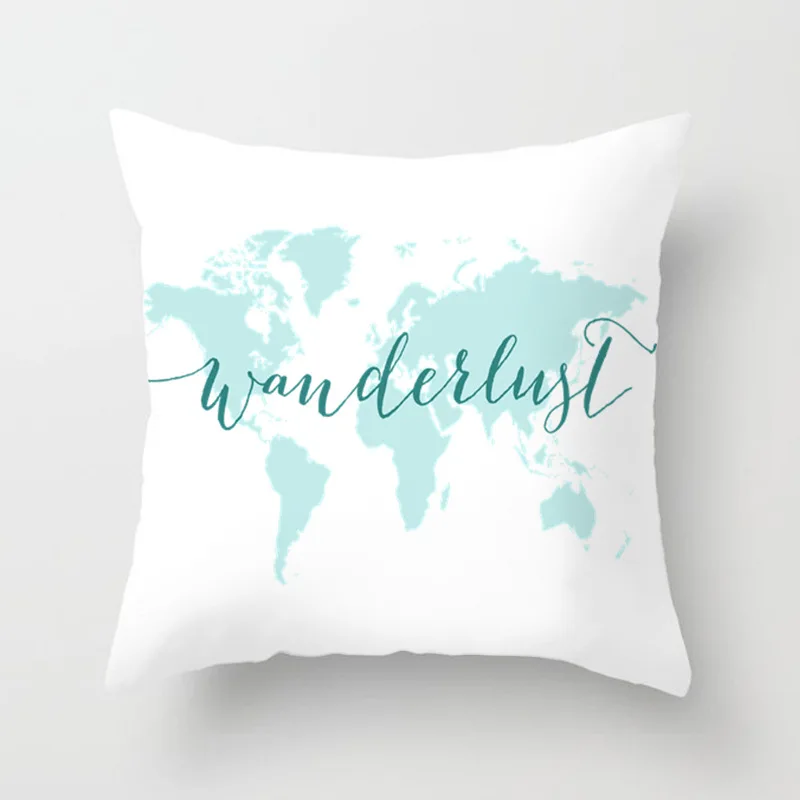 1 штука синего серии наволочка на подушку размером 45*45 см полиэстер абстрактных