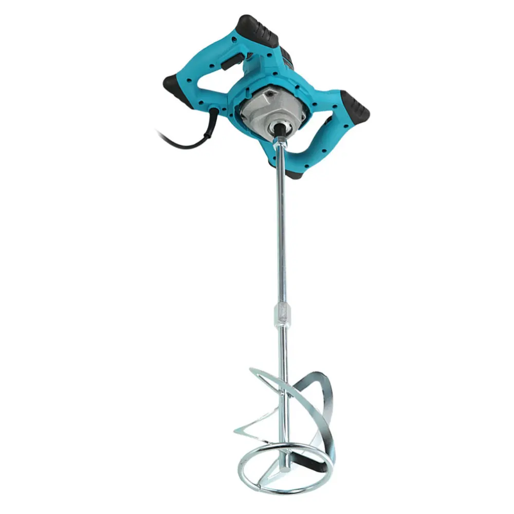 

1Set Practical Electric Concrete Mixer Adjustable 6-Speed Cement Stirrer Blue