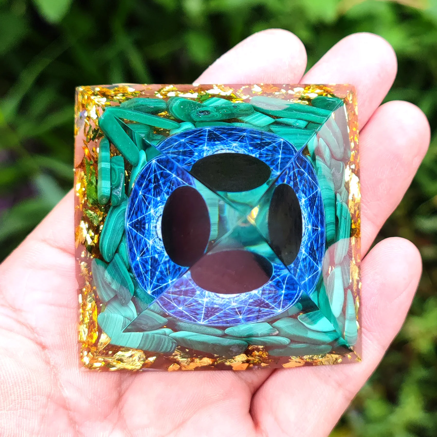 Augen украшения &quotПирамида&quot натуральные кристаллы драгоценные камни и минералы