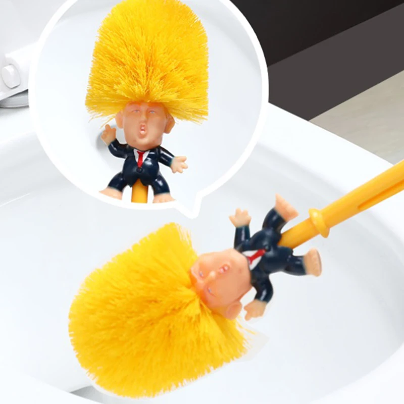 Щетка для унитаза с рисунком Дональда Трампа принадлежности туалетная щетка