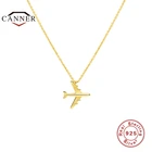 Автоклав настоящие 925 стерлингового серебра браслеты с подвесками самолет Тип элемента: подвесное ожерелье для женщин подвеска в области ключицы женские унисекс мужские ожерелья ювелирных изделий