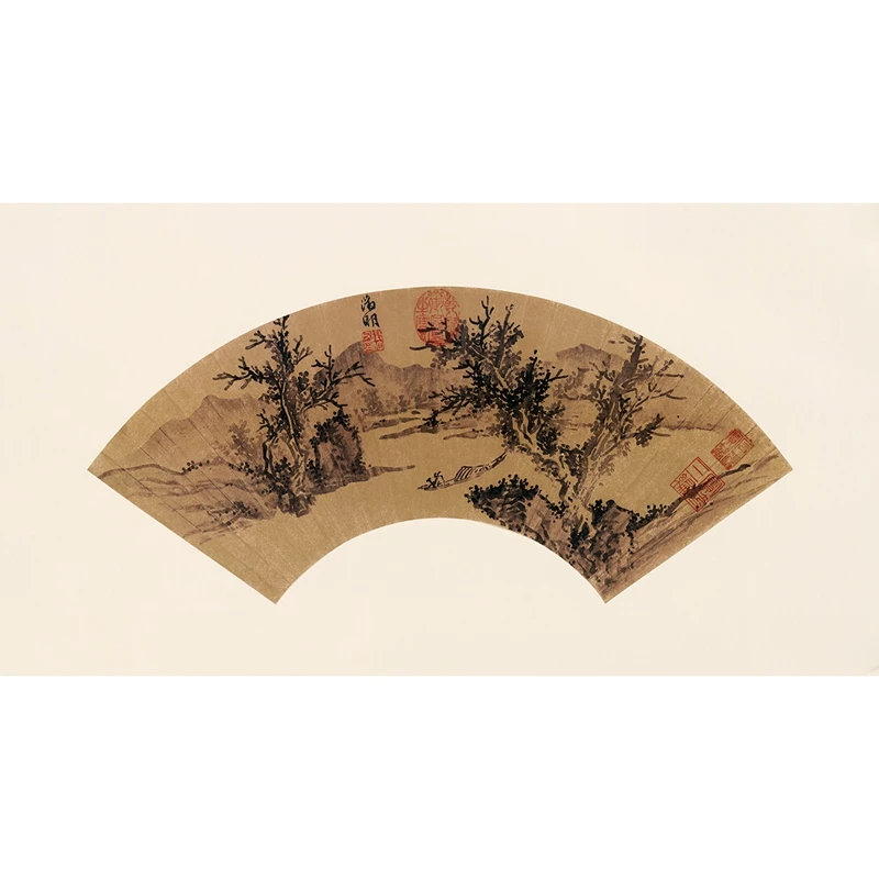 Цельный плакат с изображением древнего времени шедевр династия Мин в Китае Вэнь