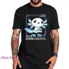 Игровая футболка Gamesolotl Axie Infinity, футболка Axolotl с рыбками для игр и видеоигр, Высококачественные мягкие футболки европейского размера