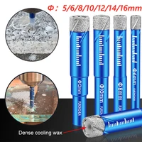 diamond coated drill bit set 6mm 8mm10mm 12mm 14mm 16mm tile marble glass ceramic hole saw marble cutter drilling bit power tool