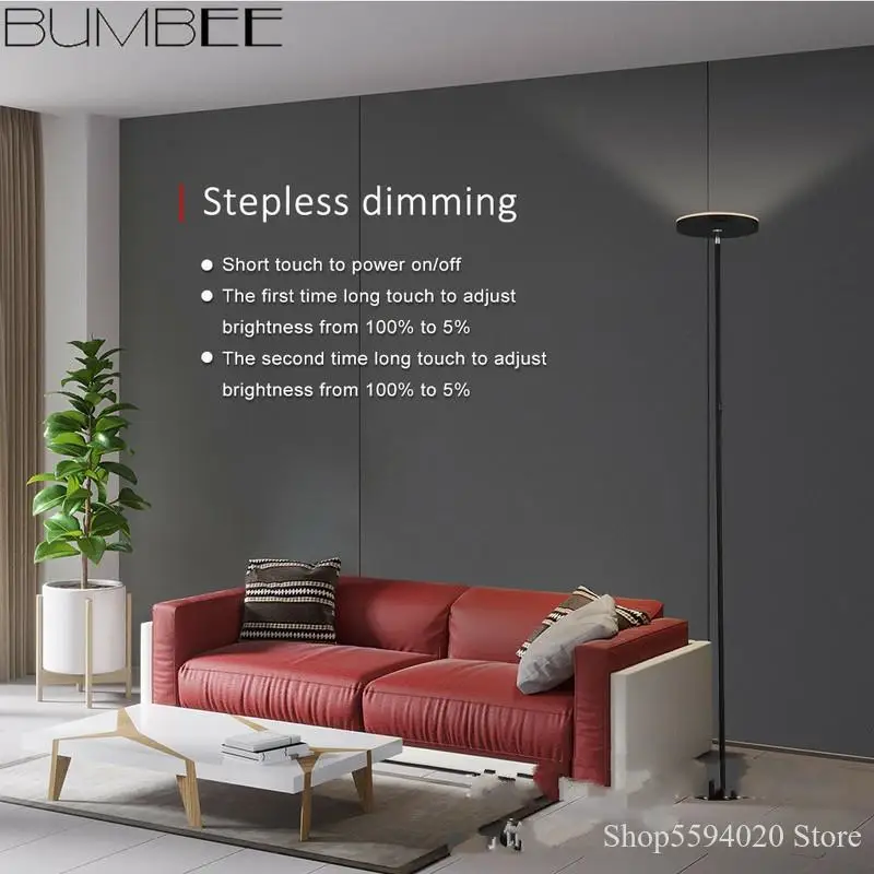 Современная светодиодная напольная лампа с дистанционным управлением