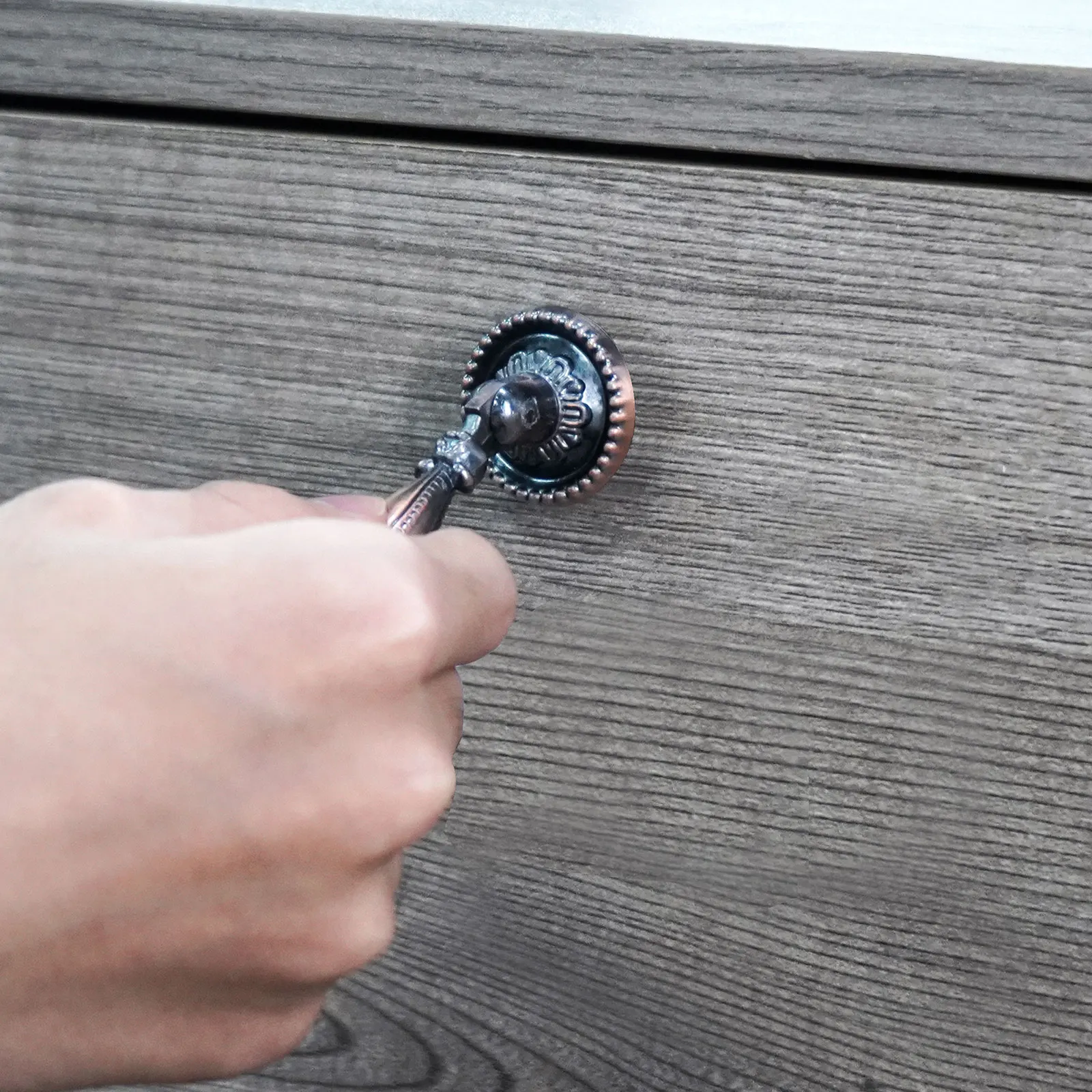 5 мебельной дверцы бронзовые ручки с капелькой слезинкой ручка ящика