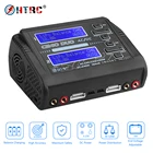 Оригинальное зарядное устройство HTRC C240 Lipo для аккумуляторов переменного тока 150 Вт dc240вт 10A Двухканальное зарядное устройство Dis для аккумуляторов LiPo LiHV LiFe Lilon NiCd NiMh PB