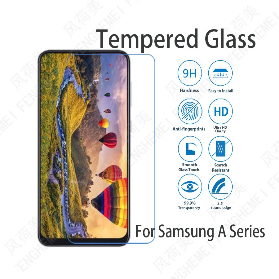 10 шт./партия для Samsung Galaxy A70 A70S A80 A90 5G A01 A21 A31 A41 A51 A61 A71 A81 A91 A21S A71S FENGHEMEI закаленное стекло