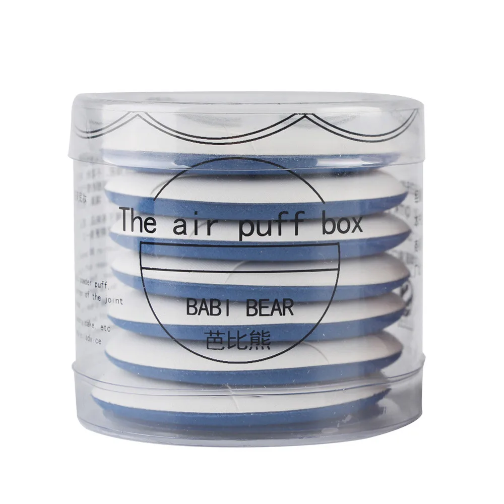 7 шт. губка для макияжа косметическая лица основа воздушная подушка пудра Влажная