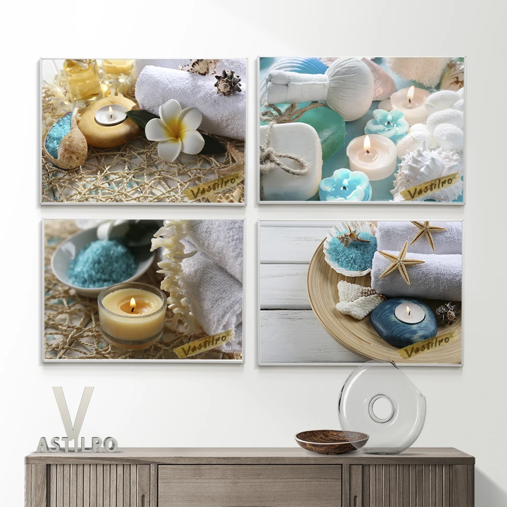 

Aromatherapy Oils Massage Tools Photography Exhibition Wall Picture Poster Beauty Therapists Beauty Salon Modern SPA Home Decor