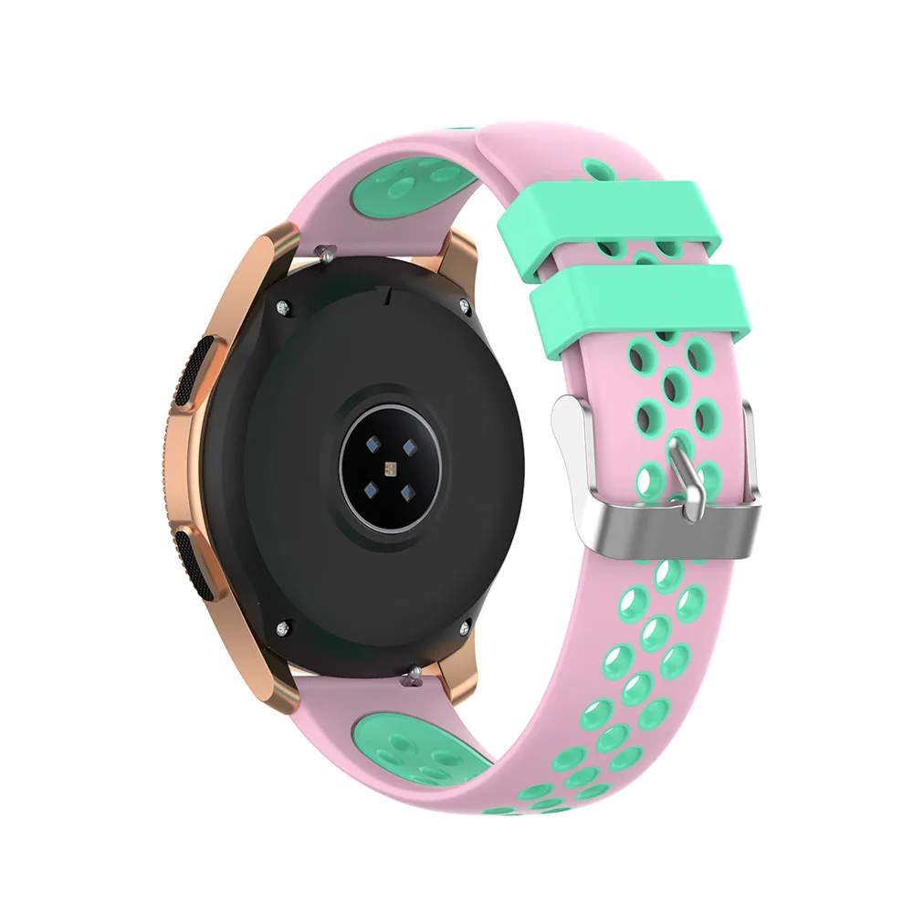 20 мм силиконовый браслет для Garmin Vivoactive 3/HR для Ticwatch 2/E/C2 для samsung gear R600/Galaxy Watch R815 Смарт-часы