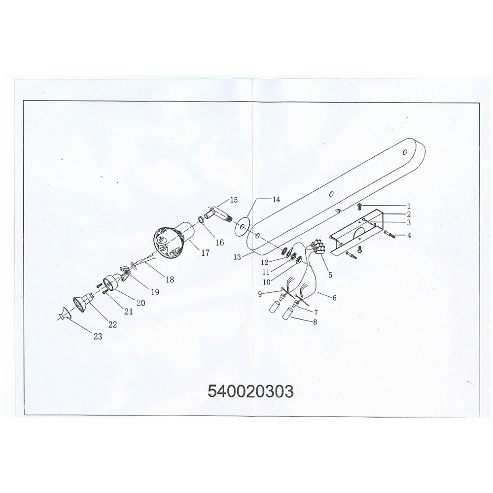 Спот азур 3x50w gu10 220 v 540020303 |
