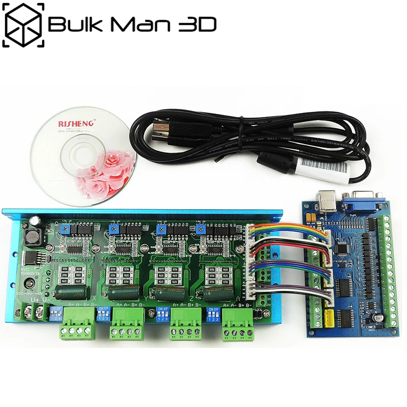 Электронная карта движения с USB 5 осей STB5100 4 шаговыми двигателями 2 45 Н · м для