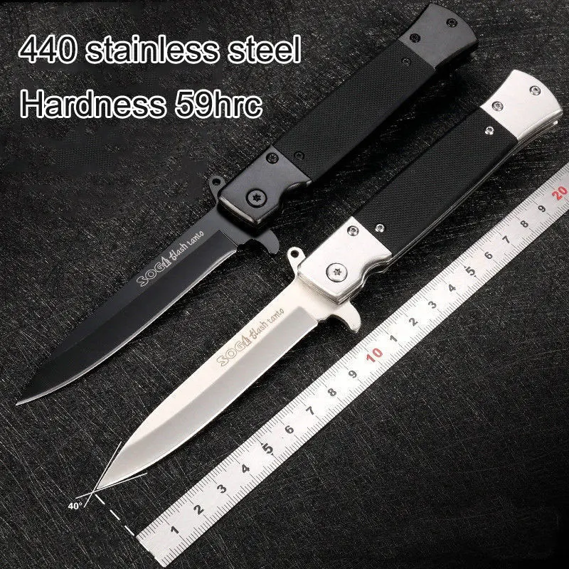 

Camping Folding Knife Tactical Self Defense Hunting Knives Automatic Stainless Steel Swiss Army Knife Kitchen Potato Paring Tool