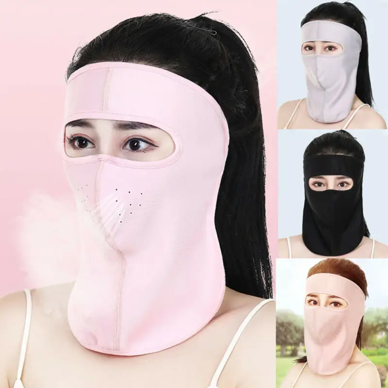 Маска для лица мягкая дышащая защита от солнца полная маска и шеи Защита пыли