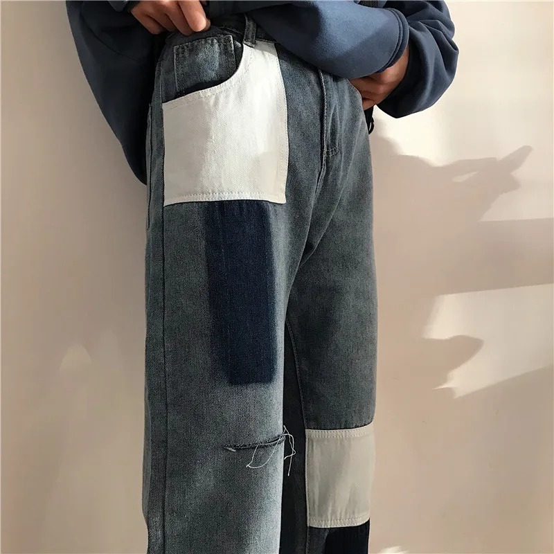

Jeans Women Spring and Autumn 2020 New Fashion Korean Style Womens Loose BF High Waist Students Full Length Harajuku Trousers
