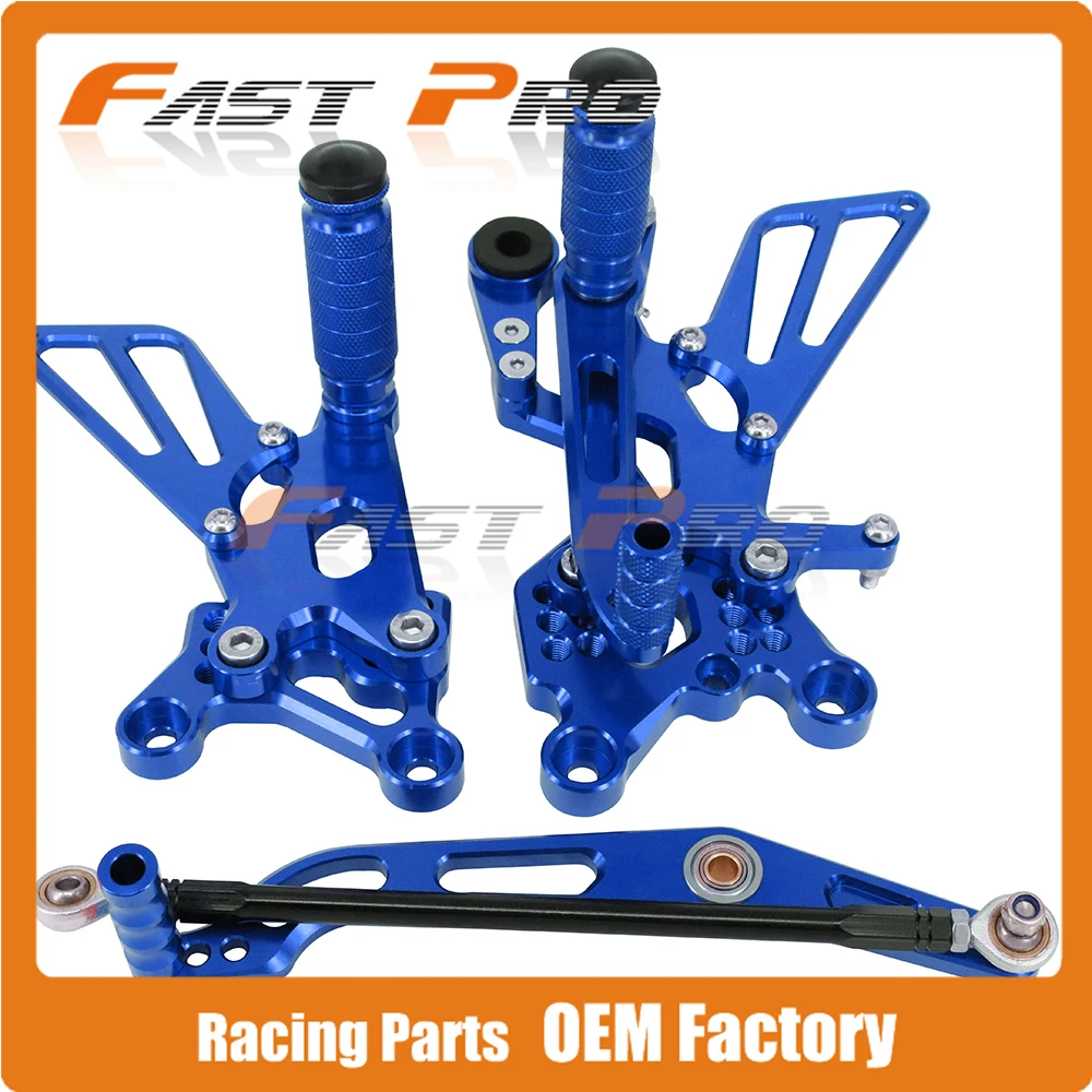 CNC регулируемый заготовка подножки педали для YAMAHA YZFR6 YZF-R6 YZF R6 2006 2007 2008 2009 2010 2011 2012 2013
