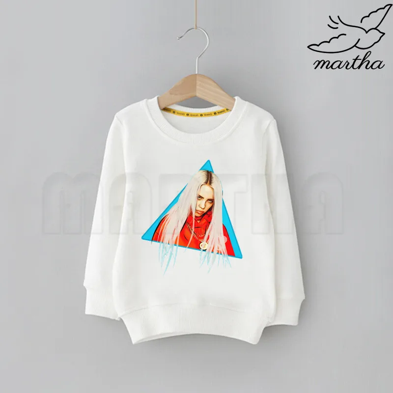 Детские толстовки с героями мультфильмов Billie Eilish; детские толстовки с капюшоном; модные толстовки с милым принтом; детская забавная одежда; толстовки с героями мультфильмов для малышей