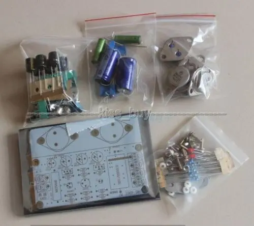 Усилитель JLH класс A Плата усилителя мощности Hi-Fi высокое качество PCB MOT/2N3055 наборы