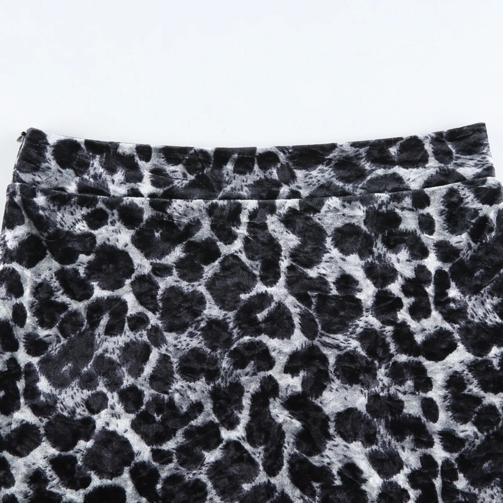 

Women's Slim Bag Hip Skirt Leopard Print High Waist Skirt Gold Velvet Skirt skirts mini sexy female skirts mini sexy female E1